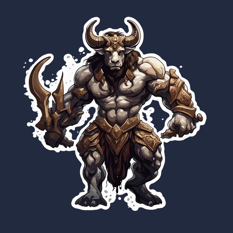 Minotaur / Greek Mythology / Creature