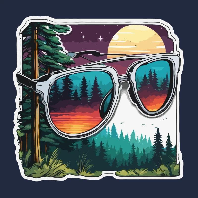 Lunettes de soleil / Reflection / Forest / Reflection