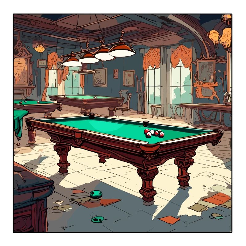 Billard / Boule de billard / 8 boules / billard / Kö