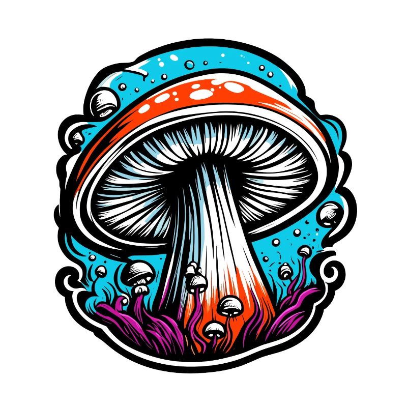 Champignon / Champignon / Prairie / Forêt / Goa / Psy