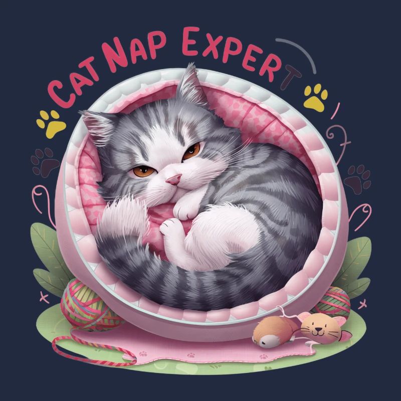 Cat Nap Expert - drôle de tenue de chat !
