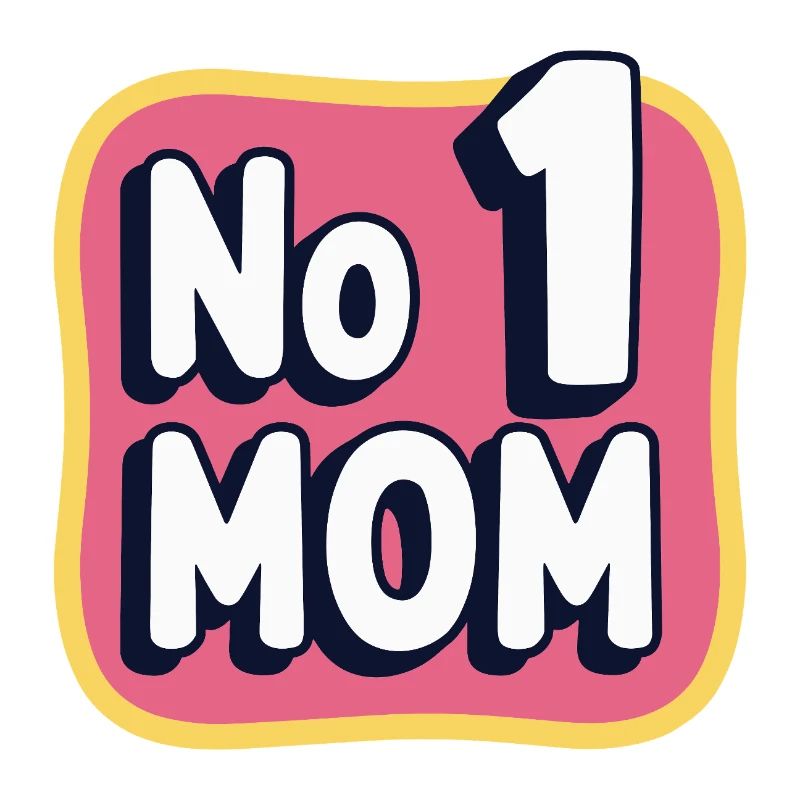 Nummer 1 Mama – Bunt & Liebevoll Muttertag