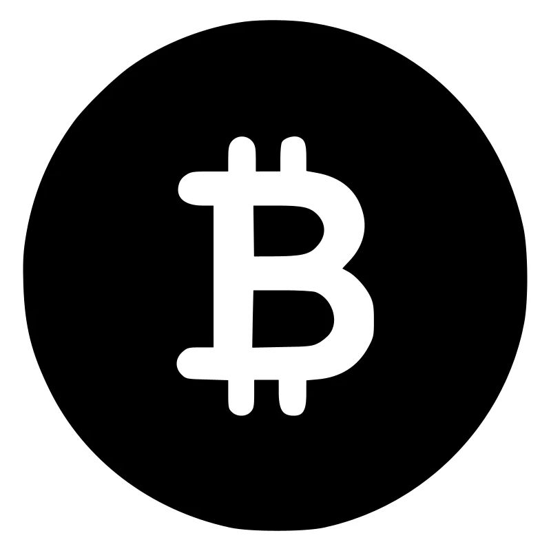 Bitcoin Black Icon
