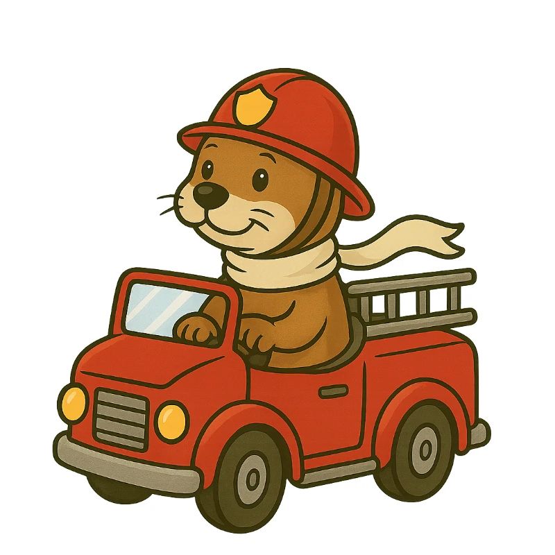 Conception du camion de pompiers Otter