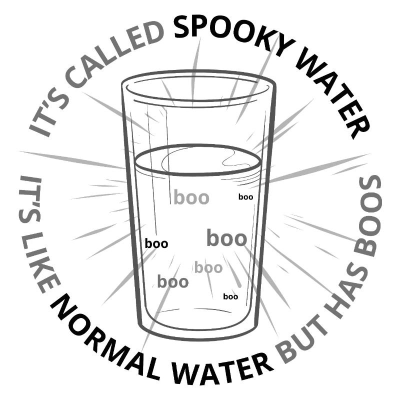 Eau effrayante C’est comme de l’eau normale mais a des huées