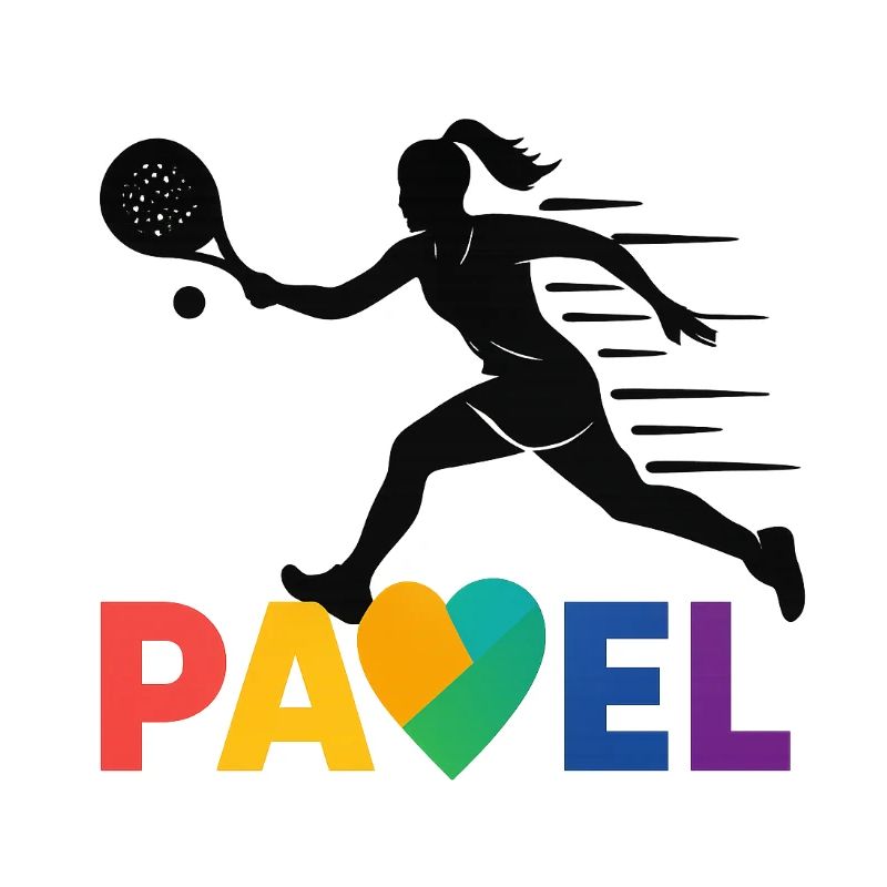 Padel Herz Regenbogen Sprint