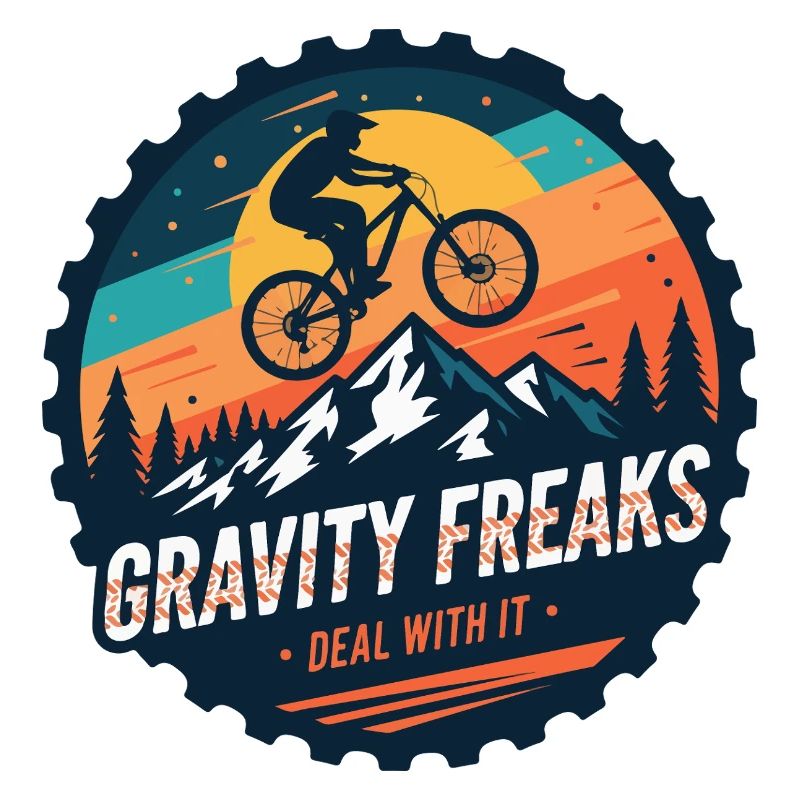 Gravity Freaks MTB Sunset Abzeichen