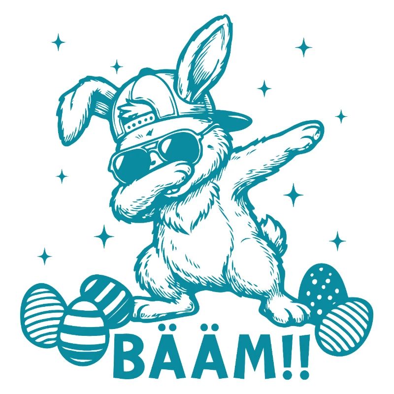 Funny Easter Dabbing Easter Bunny Bääm