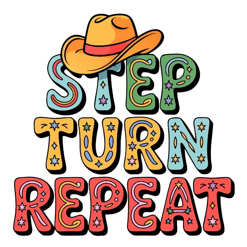 Line Dance Step Turn Repeat