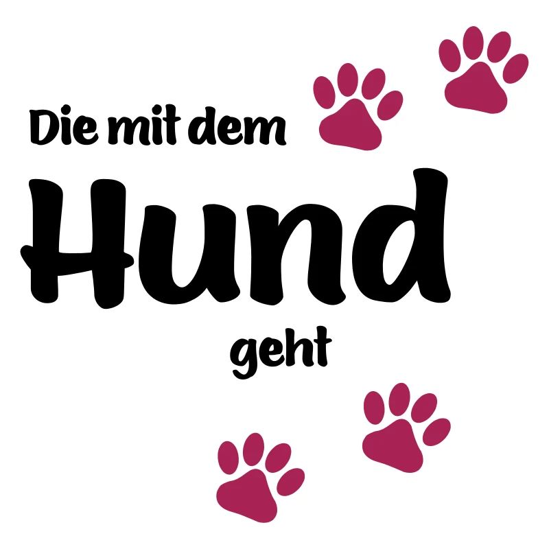 Die Mit Dem Hund Geht - Edition Colored Paw