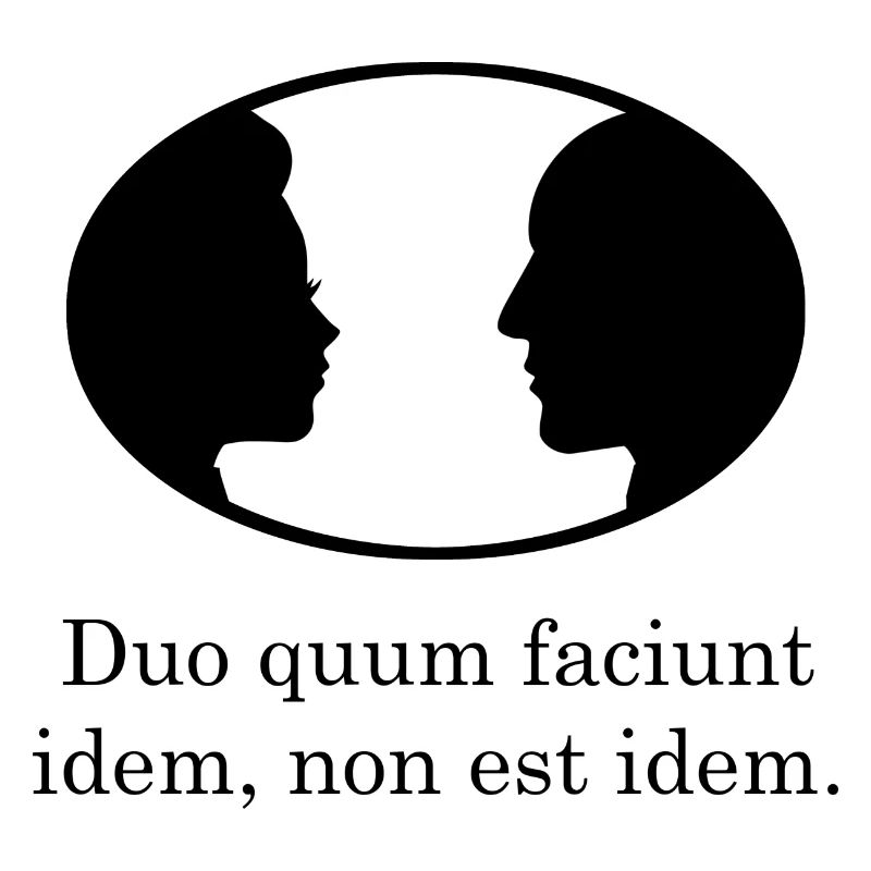 when two do the same Latin black