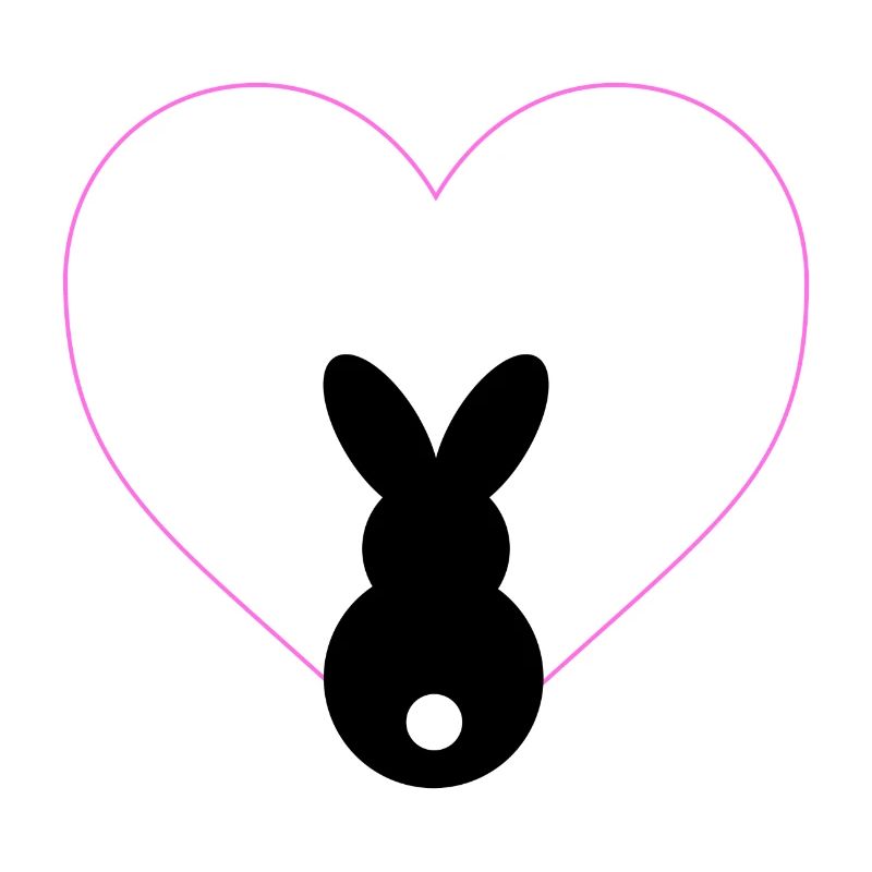 Rabbit in heart