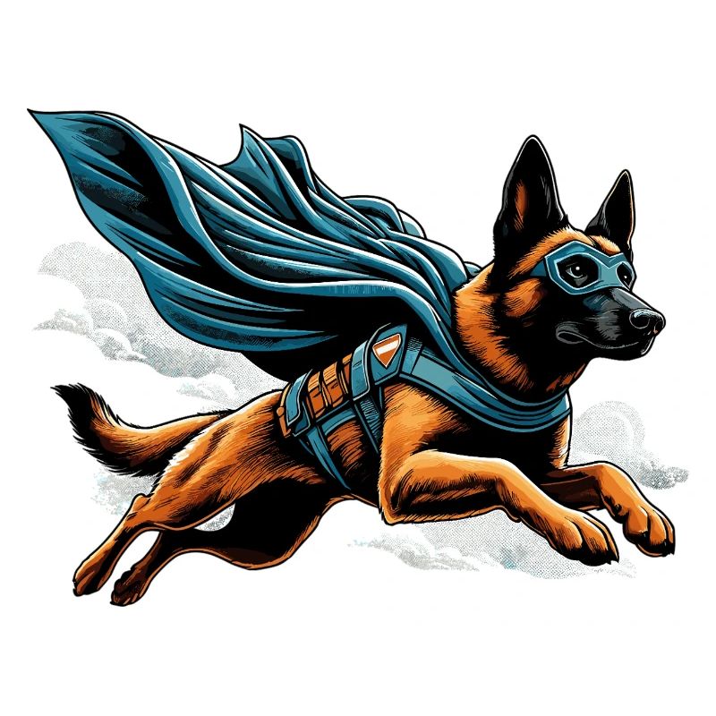 Super Hund Belgischer Schäferhund Cape Geschenk