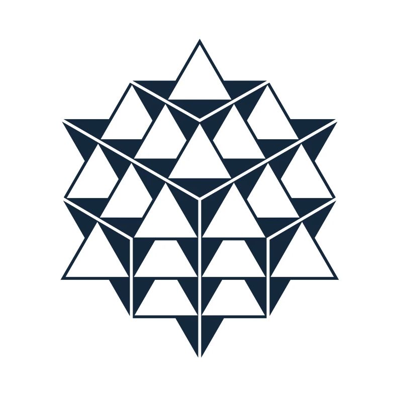 64 Tetrahedron Grid, Sacred Geometry