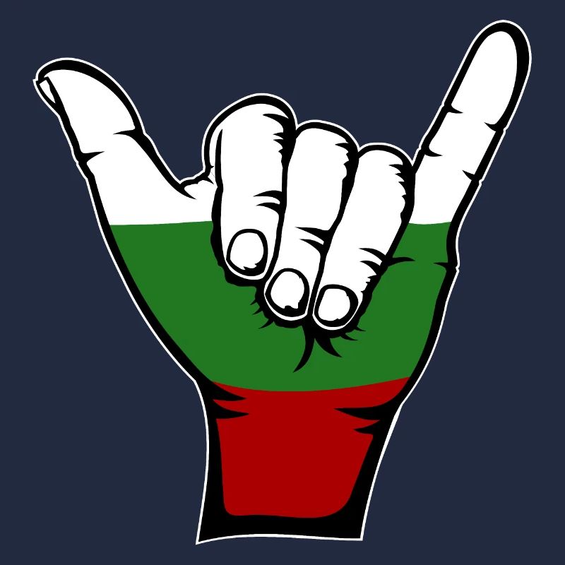 Drapeau de la Bulgarie Symbole de surf