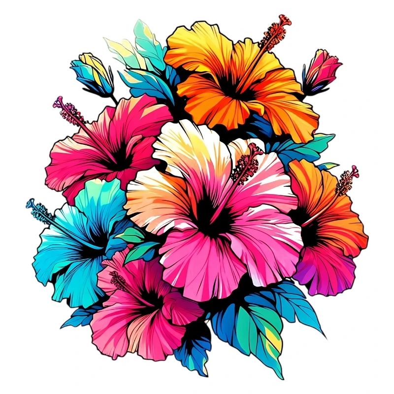 Fleurs d’hibiscus