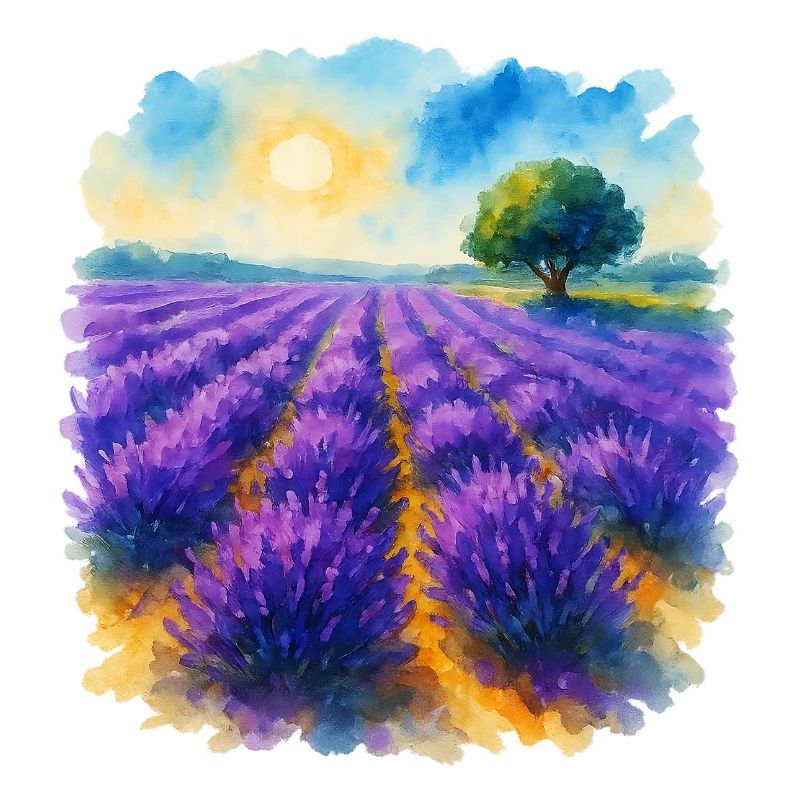 Champ de lavande