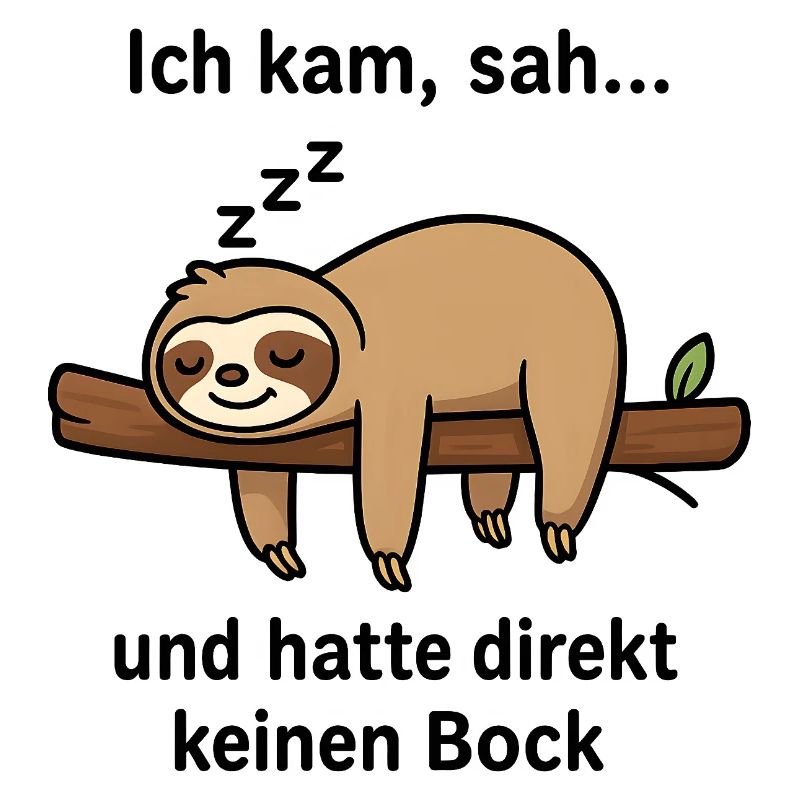 Faultier Geschenk Sloth Büro Arbeitskollege