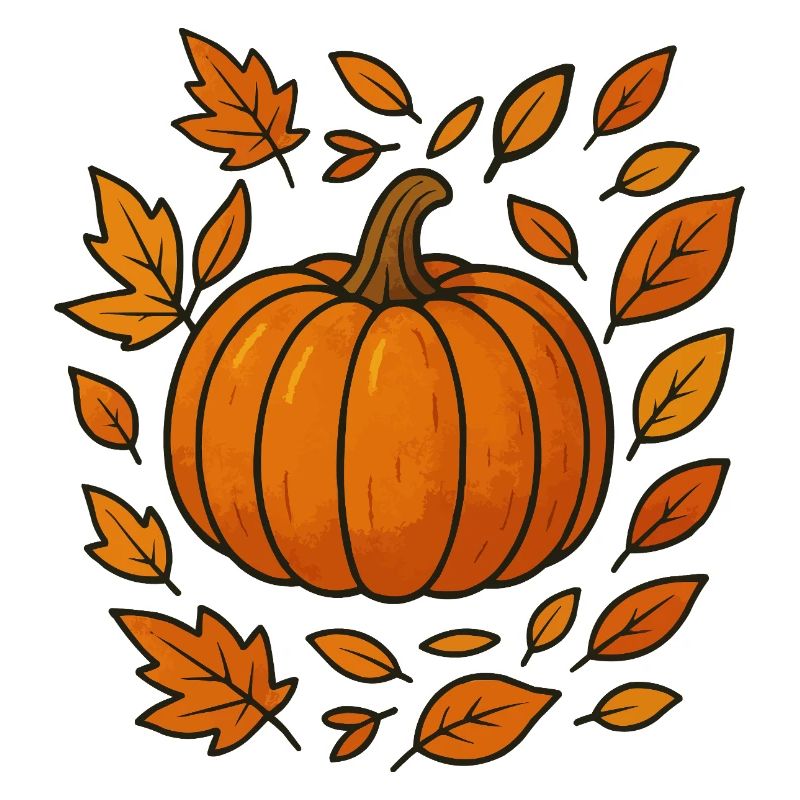 Herbstlicher Kürbiskranz