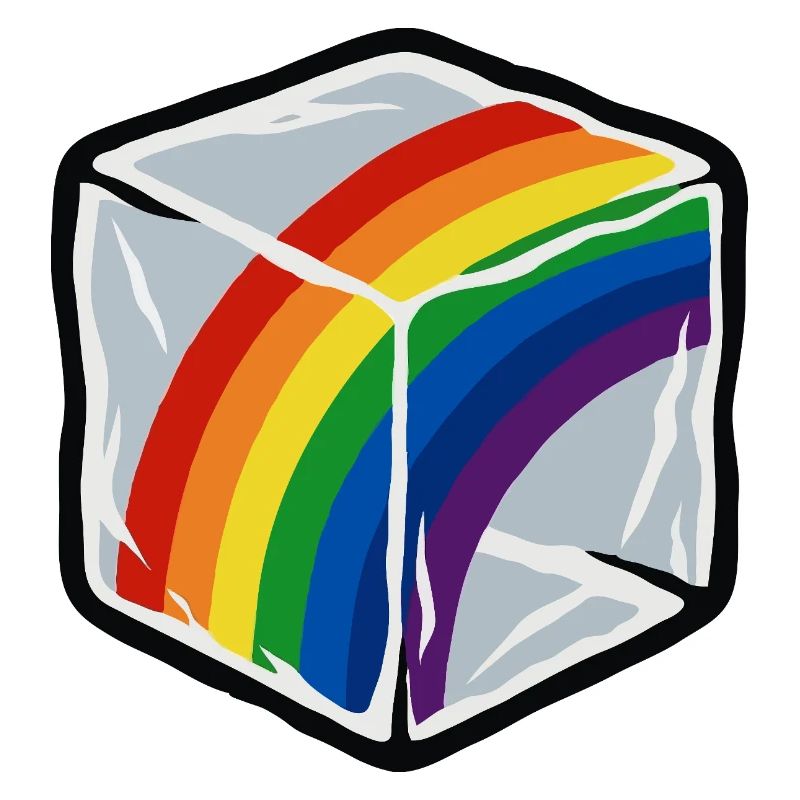 Arc-en-ciel en cube