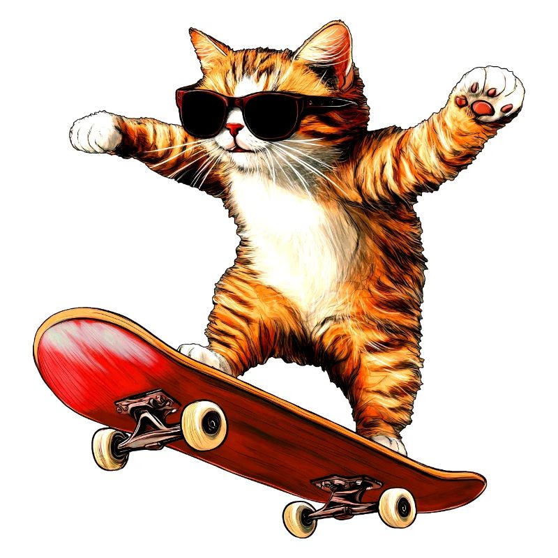 Skateboard pour chat