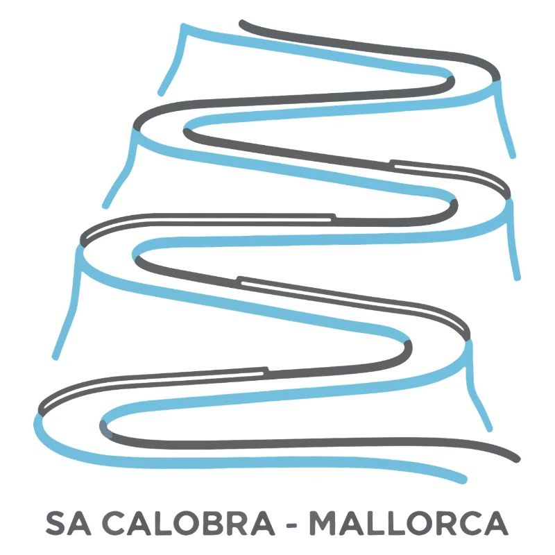 Sa Calobra Mallorca Rad-Serpentinen-Kunst