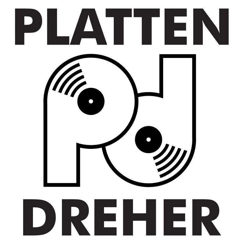 Logo tourneur de plaques avec lettres