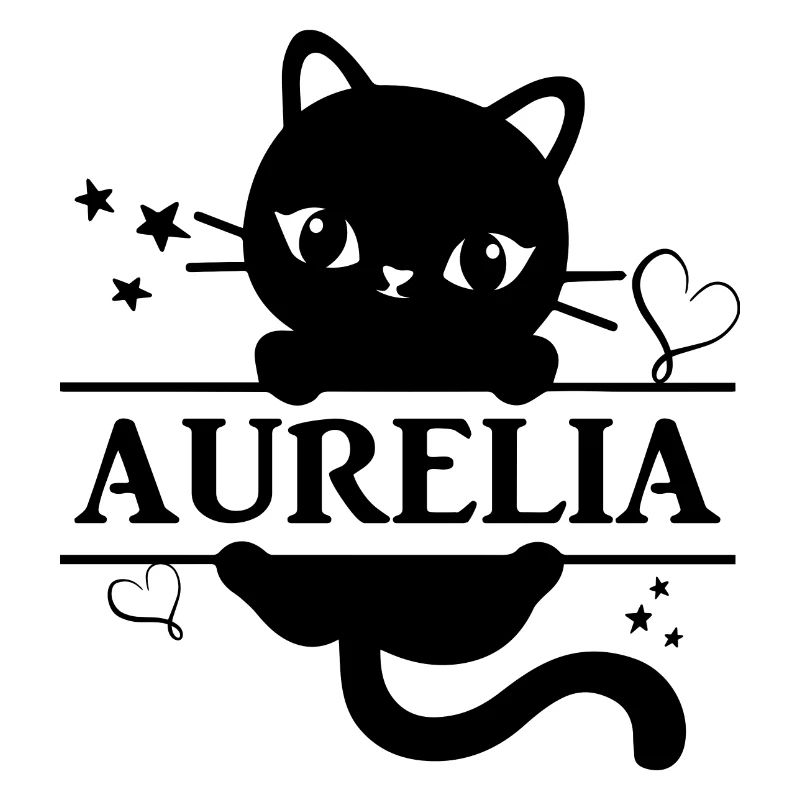 Idée cadeau t-shirt chat Aurelia