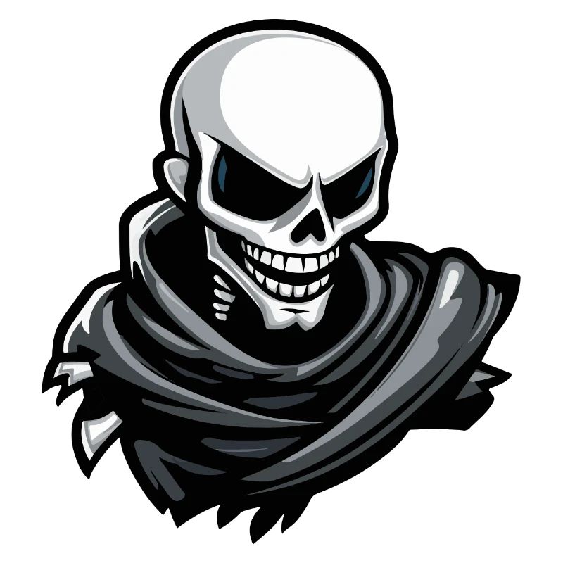 Crâne Halloween Bande Dessinée