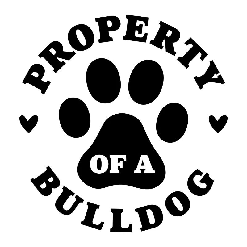 Eigentum einer Bulldogge