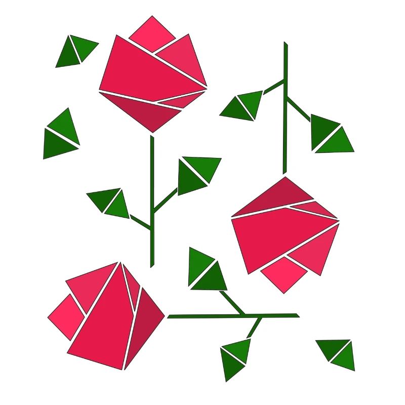 Geometric Roses