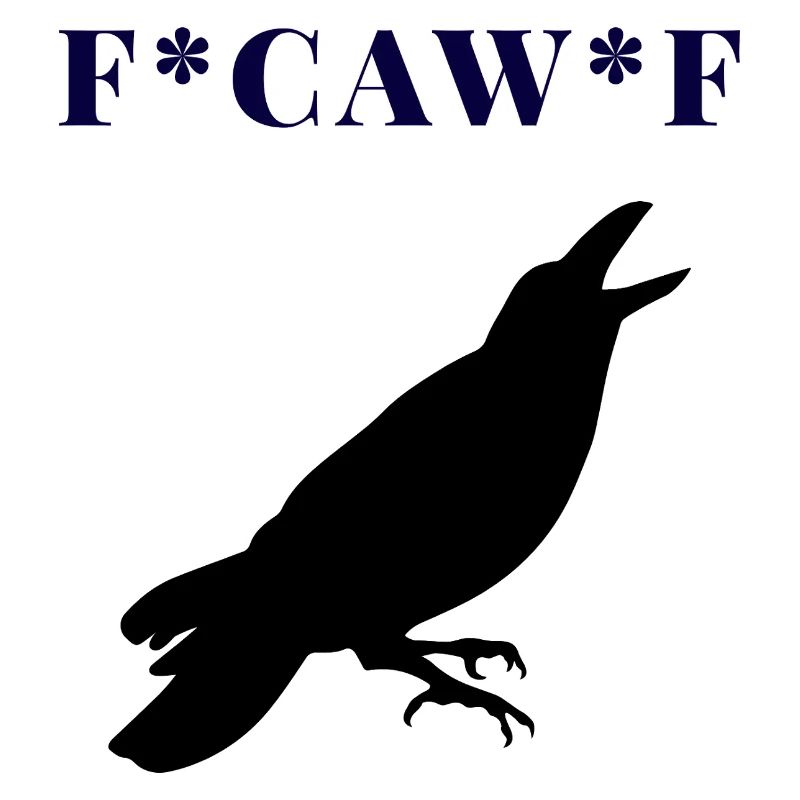 FCAWF Funny Crow Bird Design