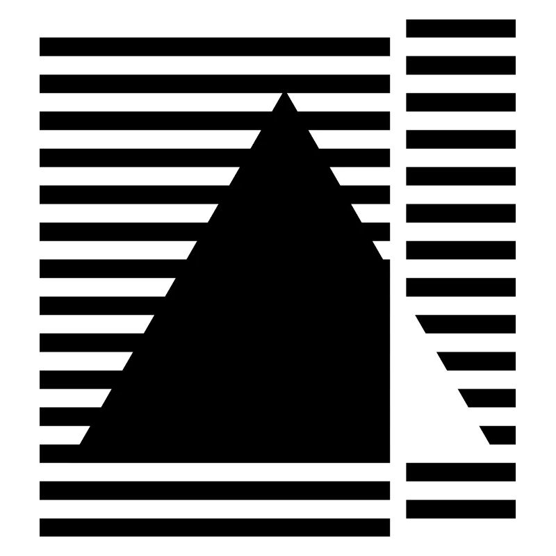 Conception géométrique inspirée du triangle Bauhaus