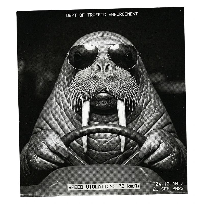 Walrus Speed Camera Photo