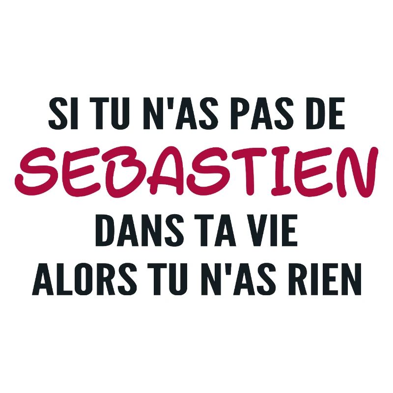 Si tu n'as pas de sebastien alors tu n'as rien