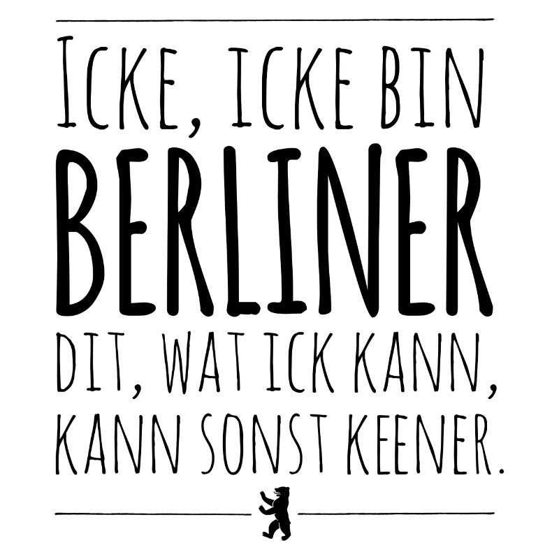 Icke icke bin Berliner!