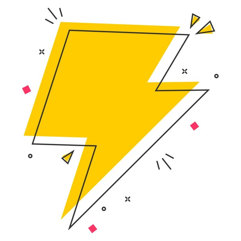 Rayon dynamique en jaune et noir