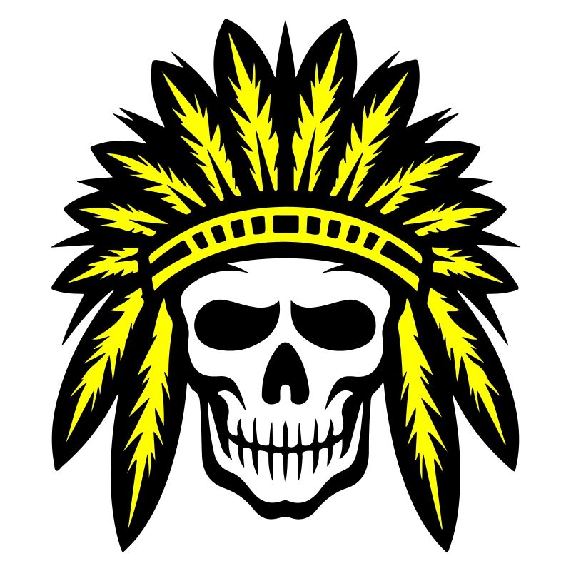 Crâne de chef indien apache