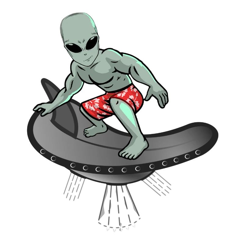 Surf extraterrestre cool