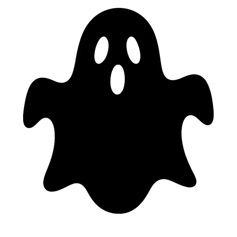 Spooky ghost motif for Halloween