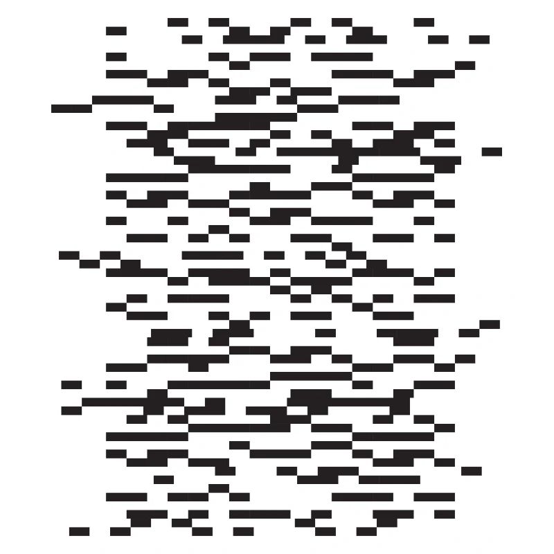 Glitch Stripe Nuit Abstraite