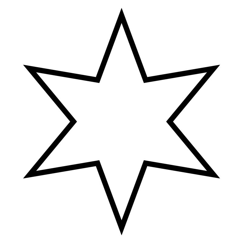 Six-pointed star - six-pointed star