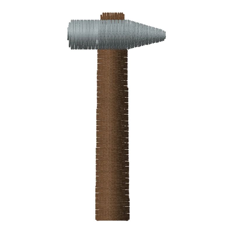 Marteau brodé