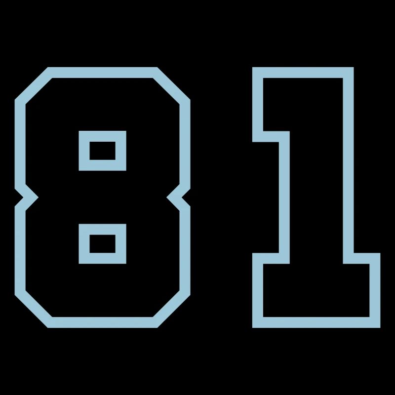 81 Symbole numérique
