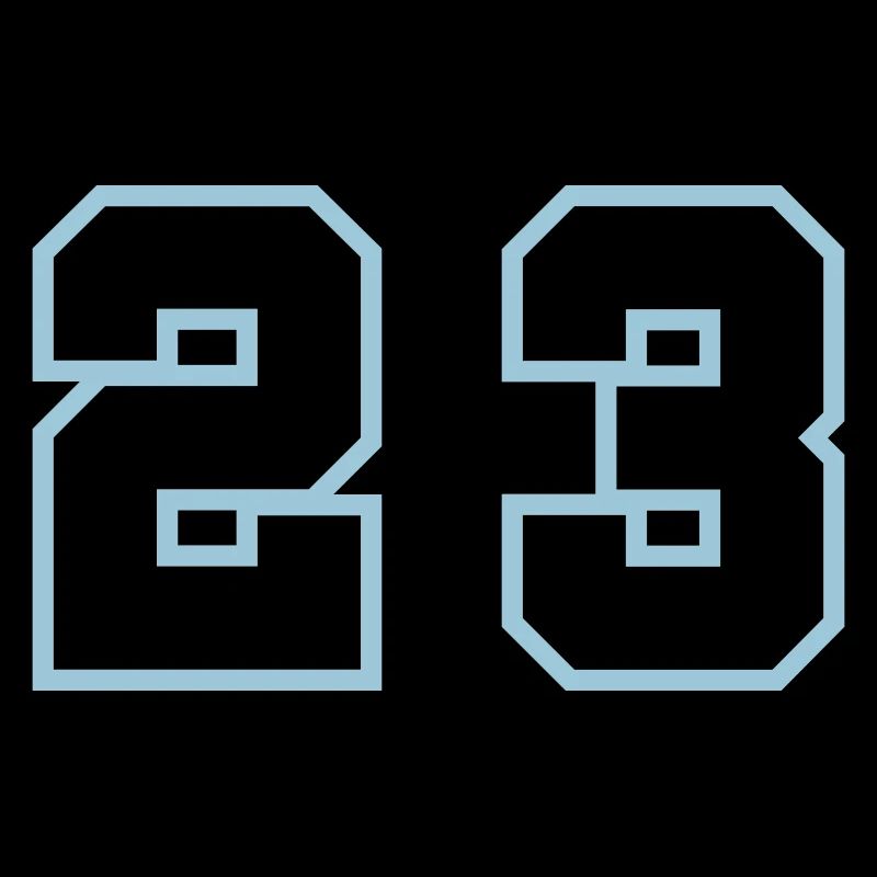 23 Zahl symbol