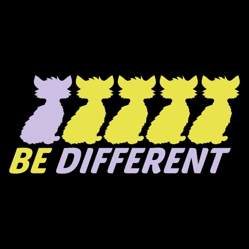 Be Different Katzen Freunde Anders Besonders Sein