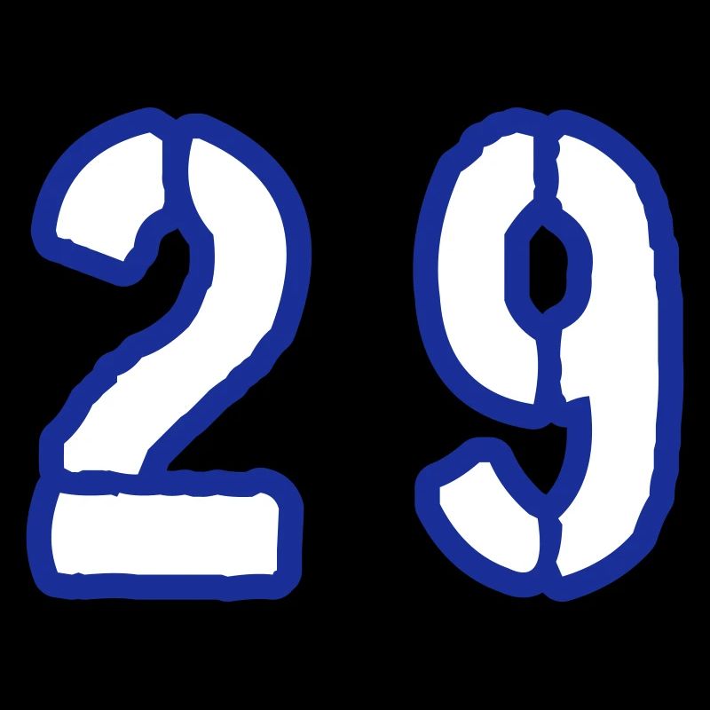 29 Zahl Symbol