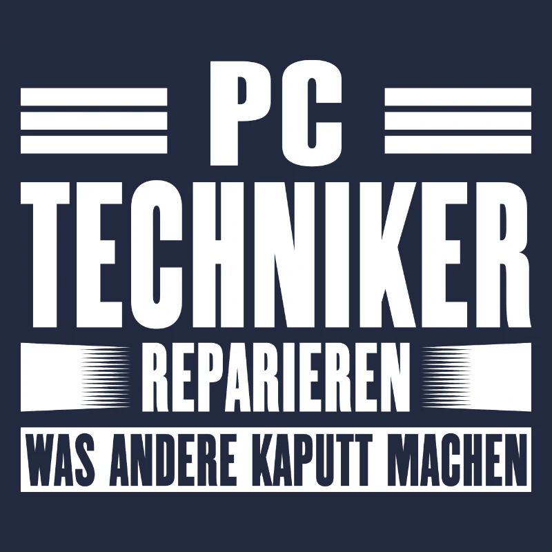 Servicetechniker Support Lösung Spruch Service PC