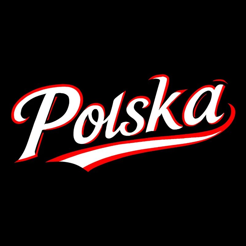 Polska Pologne Lettrage Cool Élégant Cadeau
