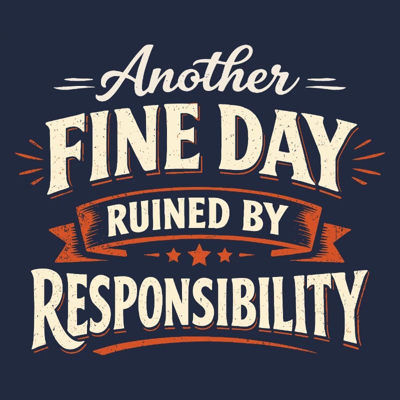 Another Fine Day Ruined by Responsibility